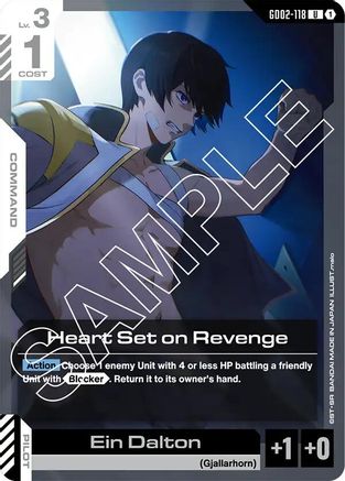 Heart Set on Revenge (GD02-118) - Dual Impact