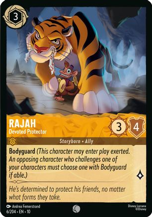 Rajah - Devoted Protector (6/204) - Whispers in the Well Cold Foil