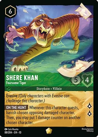 Shere Khan - Fearsome Tiger (88/204) - Whispers in the Well