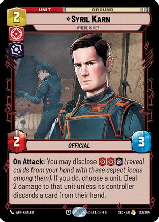 Syril Karn - Where Is He? (133/264) - Secrets of Power