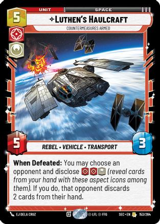 Luthen's Haulcraft - Countermeasures Armed (153/264) - Secrets of Power