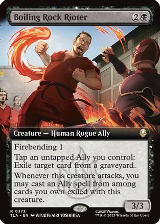 Boiling Rock Rioter (Extended Art) (TLA-372) - Avatar: The Last Airbender