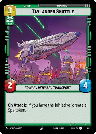 Taylander Shuttle (Foil) (625) - Secrets of Power Foil