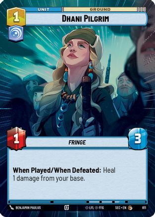 Dhani Pilgrim (Hyperspace Foil) (811) - Secrets of Power Foil