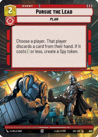 Pursue the Lead (Hyperspace Foil) (934) - Secrets of Power Foil