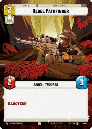 Rebel Pathfinder (Hyperspace Foil) (1006) - Secrets of Power Foil