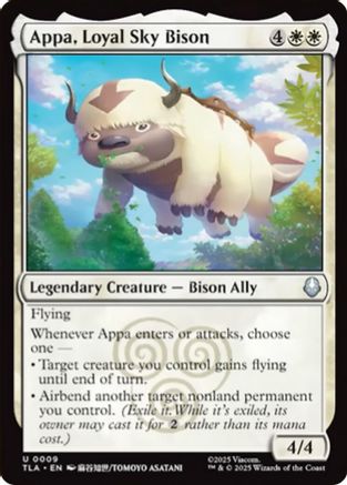 Appa, Loyal Sky Bison (TLA-009) - Avatar: The Last Airbender Foil