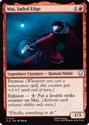 Mai, Jaded Edge (TLA-147) - Avatar: The Last Airbender Foil