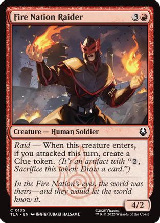 Fire Nation Raider (TLA-135) - Avatar: The Last Airbender Foil