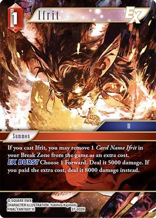 Ifrit EX (27-002H) - Journey of Discovery Foil