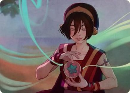 Toph, the First Metalbender Art Card (ASTLA-049) - Art Series: Avatar: The Last Airbender