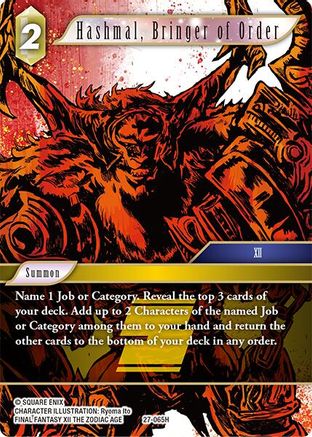 Hashmal, Bringer of Order (27-065H) - Journey of Discovery Foil