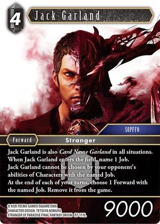 Jack Garland (27-111L) - Journey of Discovery Foil