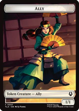 Ally (0007) // Clue (0018) Double-Sided Token (TLA-7 // 18) - Avatar: The Last Airbender
