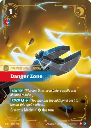 Danger Zone (182/221) - Spiritforged Foil