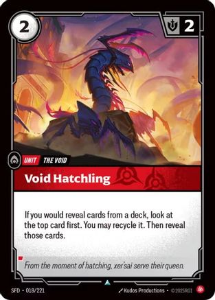 Void Hatchling (018/221) - Spiritforged