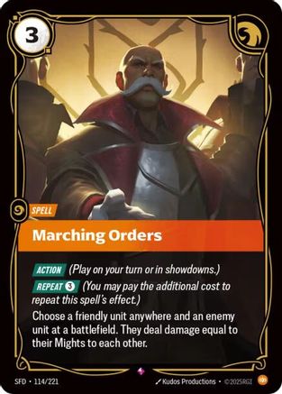 Marching Orders (114/221) - Spiritforged Foil
