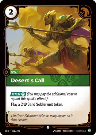 Desert's Call (031/221) - Spiritforged