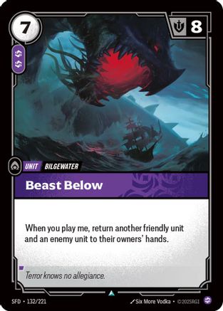 Beast Below (132/221) - Spiritforged