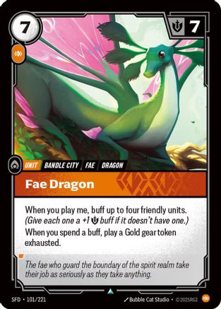 Fae Dragon (101/221) - Spiritforged