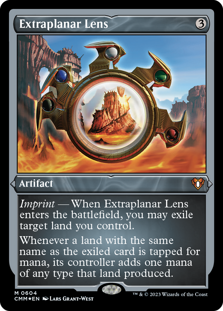 Extraplanar Lens (CMM-604) - Commander Masters Etched Foil