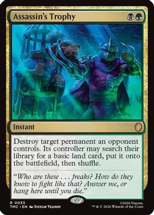 Assassin's Trophy (TMC-055) - Commander: Teenage Mutant Ninja Turtles Foil
