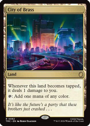 City of Brass (TMC-062) - Commander: Teenage Mutant Ninja Turtles