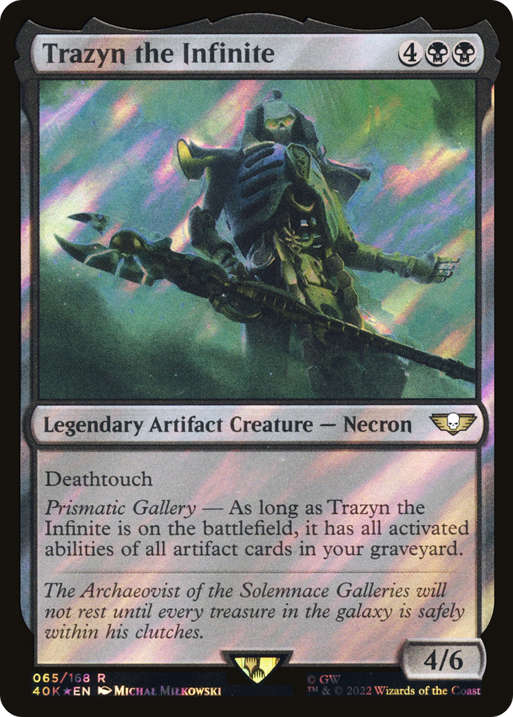 Trazyn the Infinite (40K-65★) - Warhammer 40,000 Commander Foil