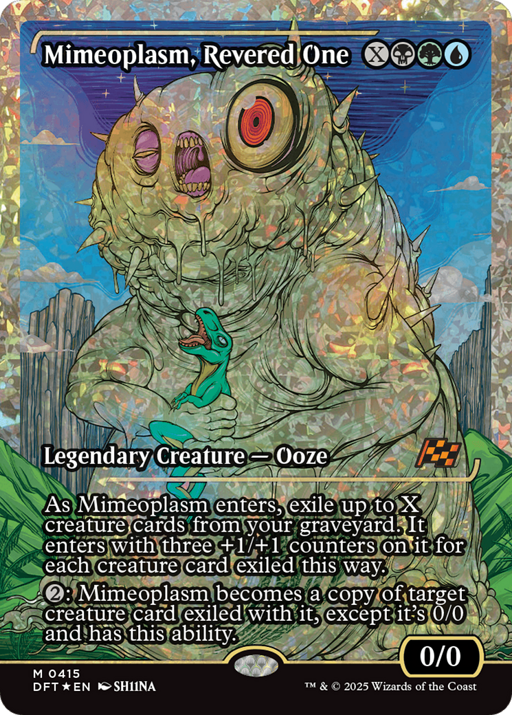 Mimeoplasm, Revered One (DFT-415) - Aetherdrift: (Showcase) Foil