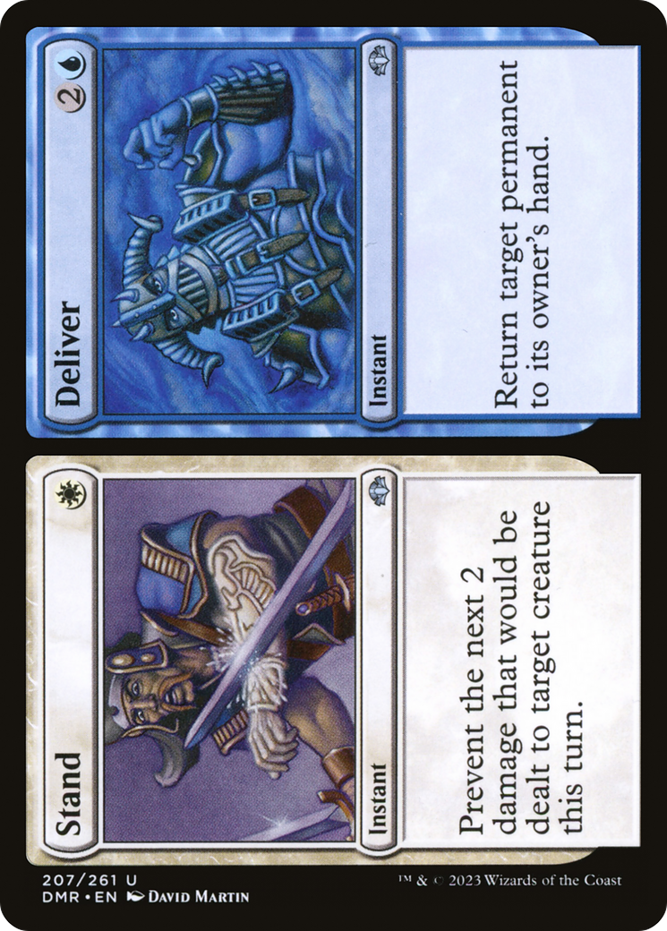 Stand // Deliver (DMR-207) - Dominaria Remastered