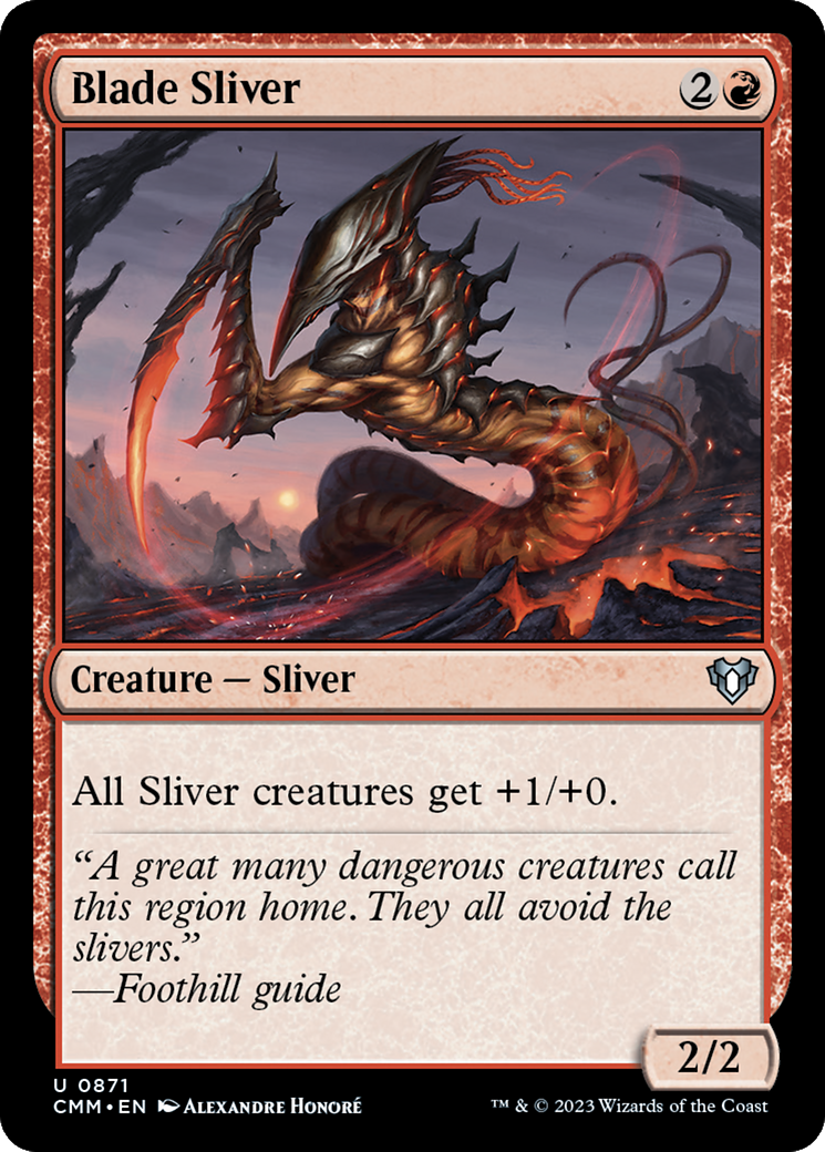 Blade Sliver (CMM-871) - Commander Masters