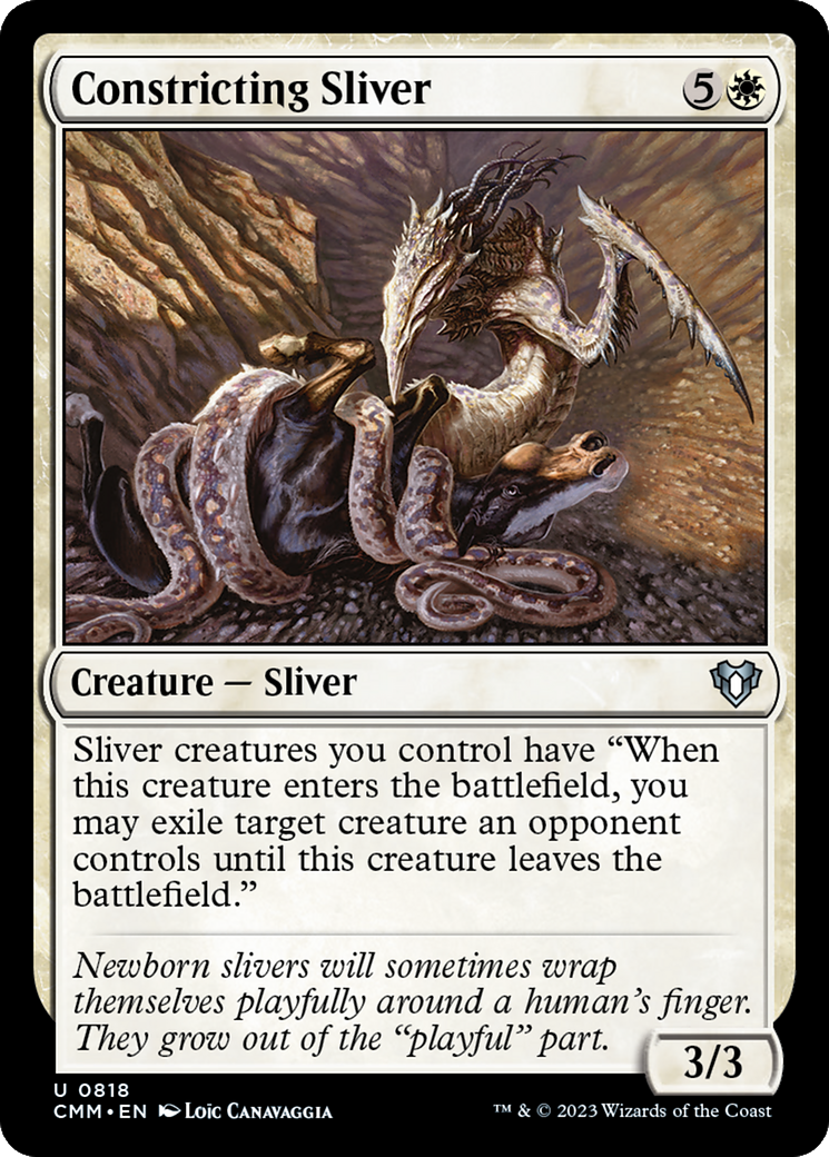 Constricting Sliver (CMM-818) - Commander Masters