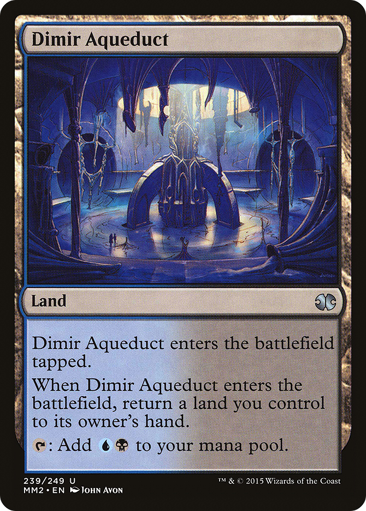 Dimir Aqueduct (MM2-239) - Modern Masters 2015 Foil