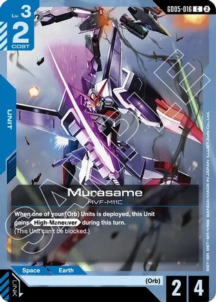 Murasame (GD05-016) - Freedom Ascension