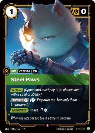 Steel Paws (043/166) - Vendetta Foil