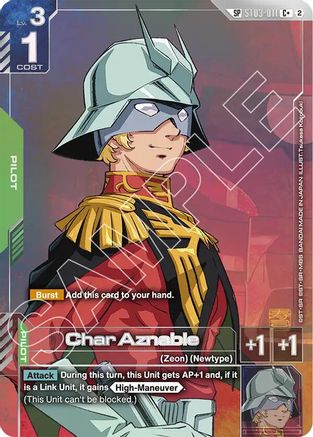 Char Aznable (C+) (SP) (ST03-011) - Freedom Ascension Holofoil