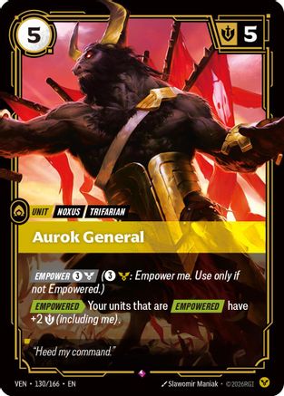 Aurok General (130/166) - Vendetta Foil