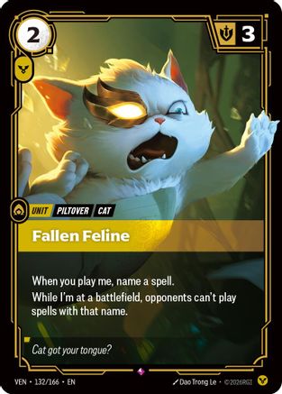 Fallen Feline (132/166) - Vendetta Foil