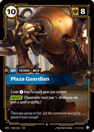Plaza Guardian (064/166) - Vendetta Foil