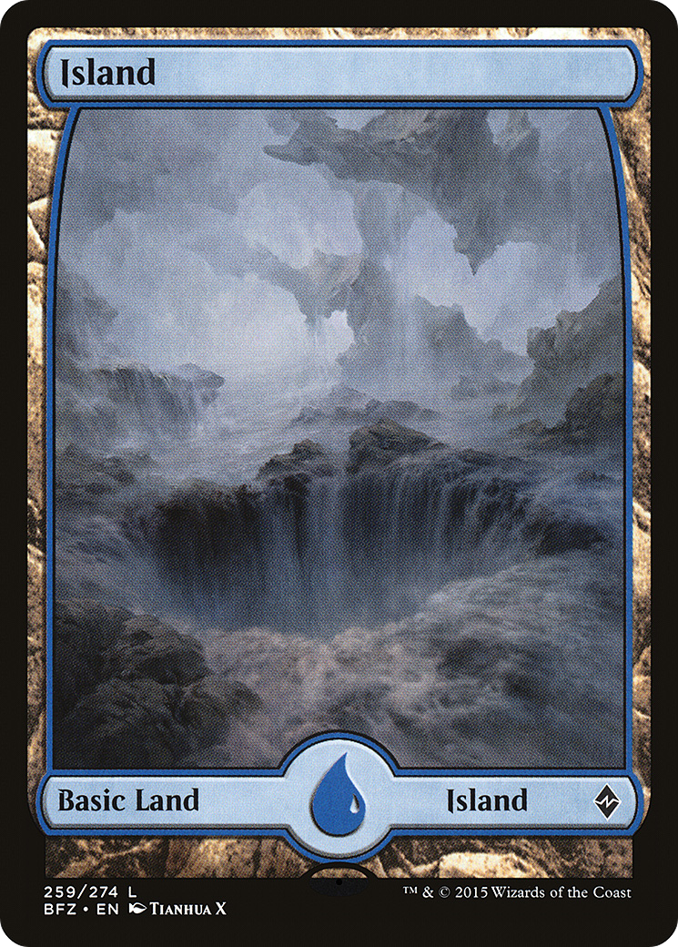 Island (BFZ-259) - Battle for Zendikar