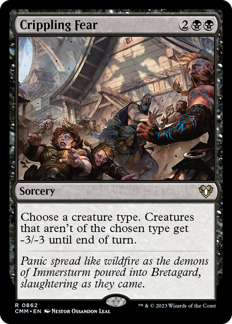 Crippling Fear (CMM-862) - Commander Masters
