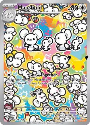 Maushold 146/128/128  - Holofoil ME 30th Celebration - Illustration Rare