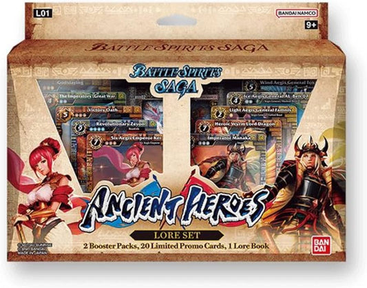 Battle Spirits Saga Card Game Lore Set 01 Ancient Heroes (L01)