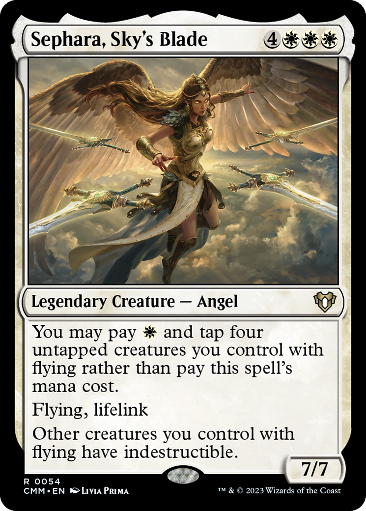 Sephara, Sky's Blade (CMM-054) - Commander Masters