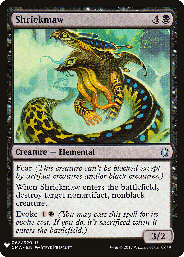 Shriekmaw (LIST-CMA-68) - The List