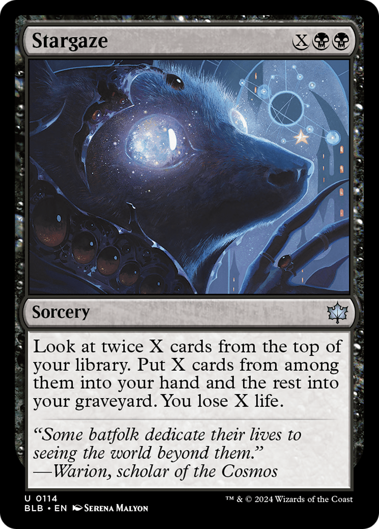 Stargaze (BLB-114) - Bloomburrow Foil
