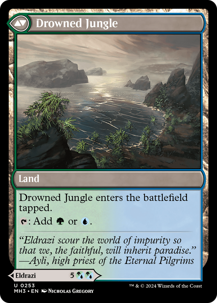 Drowner of Truth // Drowned Jungle (MH3-253) - Modern Horizons 3: (devoid)