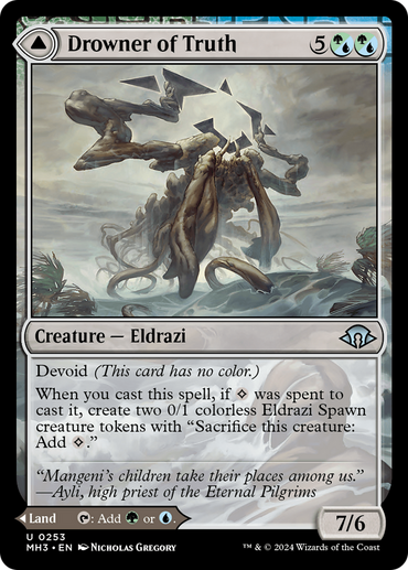 Drowner of Truth // Drowned Jungle (MH3-253) - Modern Horizons 3: (devoid)