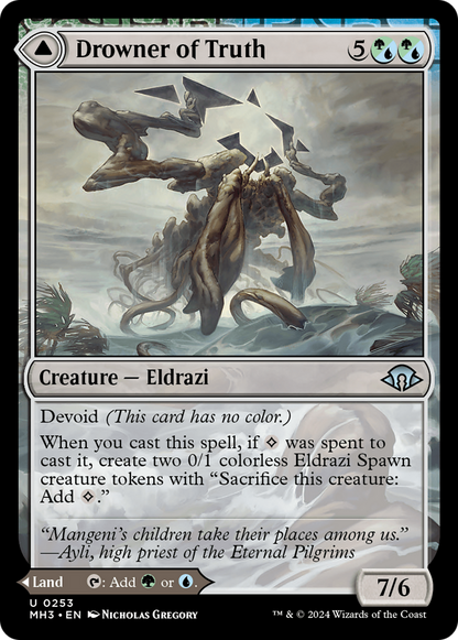 Drowner of Truth // Drowned Jungle (MH3-253) - Modern Horizons 3: (devoid)