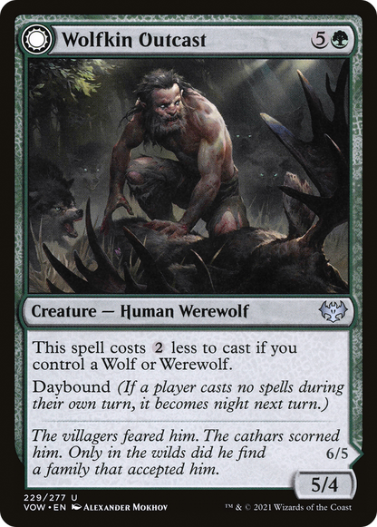 Wolfkin Outcast // Wedding Crasher (VOW-229) - Innistrad: Crimson Vow: (Double Faced Transform)